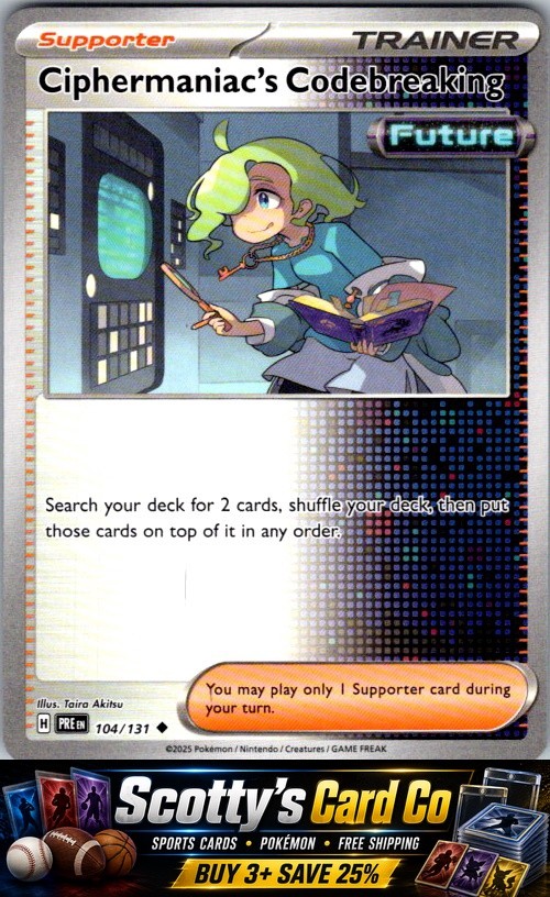Ciphermaniac's Codebreaking SV: Prismatic Evolutions Uncommon #104/131