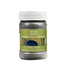 Satin Pewter Metallic Paint for Modern Home Decor and DIY Projects