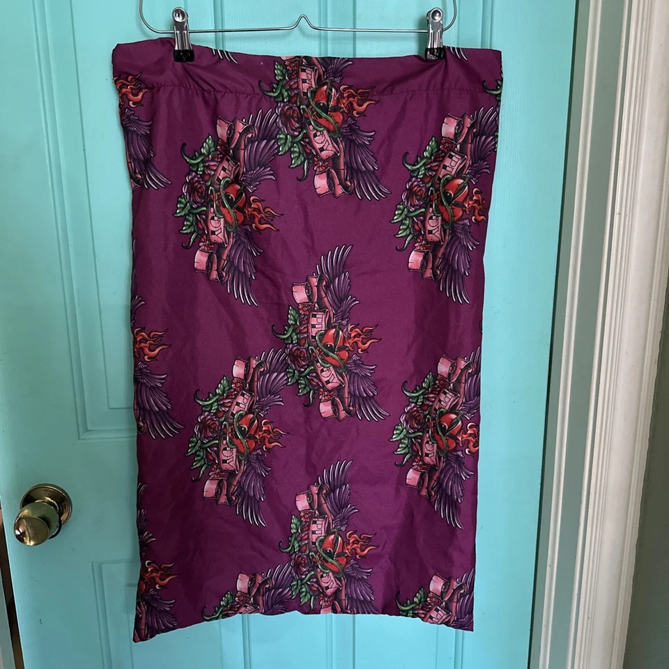 SÁBANA PLANA PLAYBOY AÑOS 90 RARA TAMAÑO COMPLETO PÚRPURA CORAZONES ALADOS LLAMAS 2 FUNDAS Foto 2 de 4