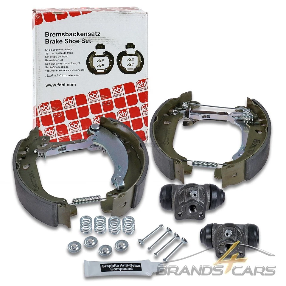 FEBI BREMSBACKENSATZ +BREMSZYLINDER FÜR RENAULT CLIO THALIA DACIA LOGAN SANDERO - Bild 1 von 4