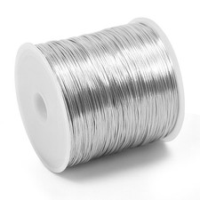 26 Gauge Wire for Jewelry Making - 328ft Tarnish Resistant Copper Silver