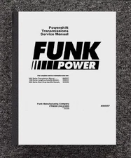 1000 4000 Powershift Transmissions Service Repair Manual Fits Funk CTM202 1992