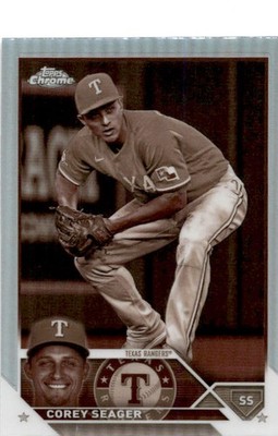 2023 Topps Chrome Corey Seager #45 Texas Rangers