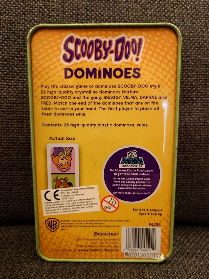 Scooby Doo Dominoes By Pressman In A Tin - Image 3 of 4