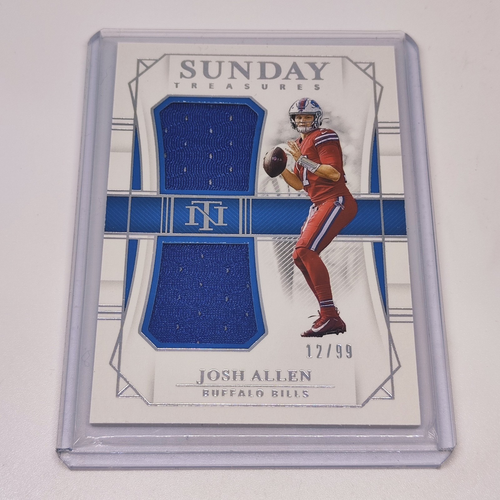 Josh Allen Panini National Treasures Sunday Treasures #STR16 Base