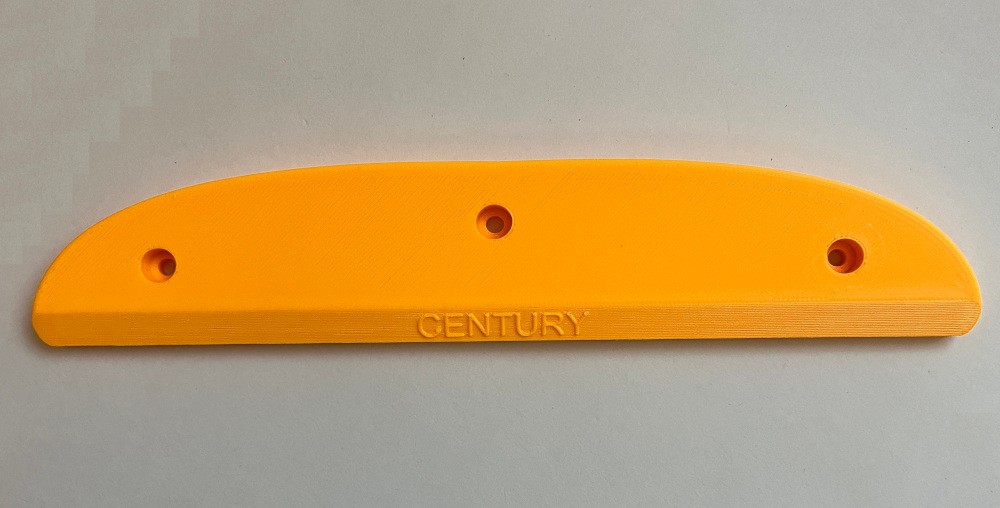 CENTURY Skateboard tail bone Skid Plate, NEON YELLOW, 7.0, 7.5, 8.0, 8.25, 8.5
