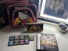 Collectible Hello Kitty Nintendo DS Handheld Console System w/ Case & Games
