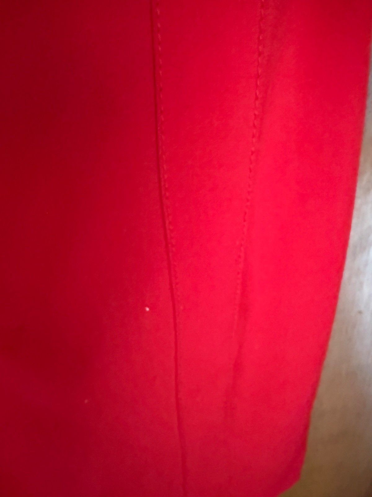 Calvin Klein: Red  Belted Sheath Dress | Sz  4  |  Sleeveless fully lined thumbnail 8