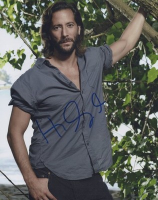 HENRY CUSICK in LOST as Desmond Hume. COA. In Pers.10''x8'' #016
