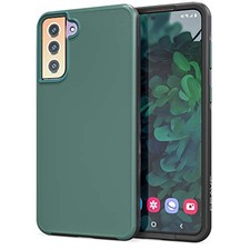 Slim Guard Shockproof Case for Galaxy S21 5G - Forest Green, 6.7 inch