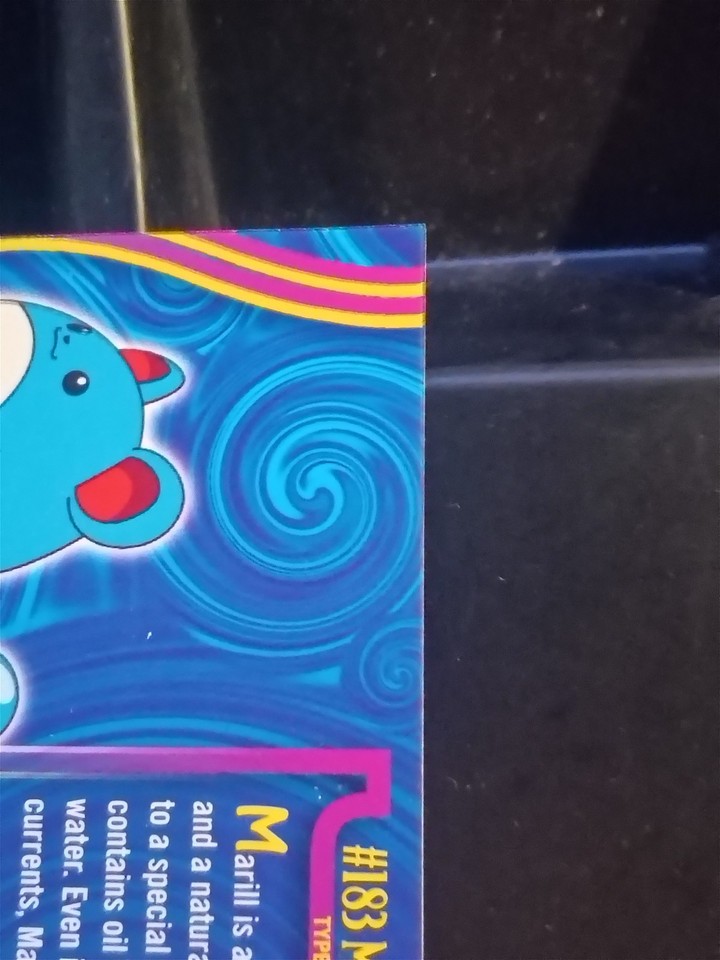 Marill Topps Pokemon TV Animation Edition Johto Series 1 #183 Blue ...