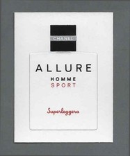 Advertising card - advertising card - Allure Homme Sport by Chanel