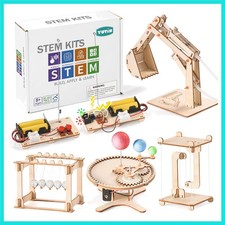 STEM Science Kits for Kids Ages 8-12 8-10, Wood Building Crafts Kits for Boys...