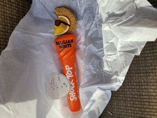 SHOCK TOP BELGIAN WHITE Beer Tap Handle 8" Mohawk Guy NIB FREE SHIP