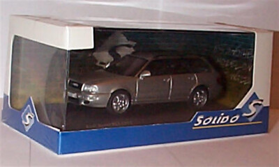 SOLIDO 1/43 DIECAST Audi Avant RS2 in Polar Silver S4310104