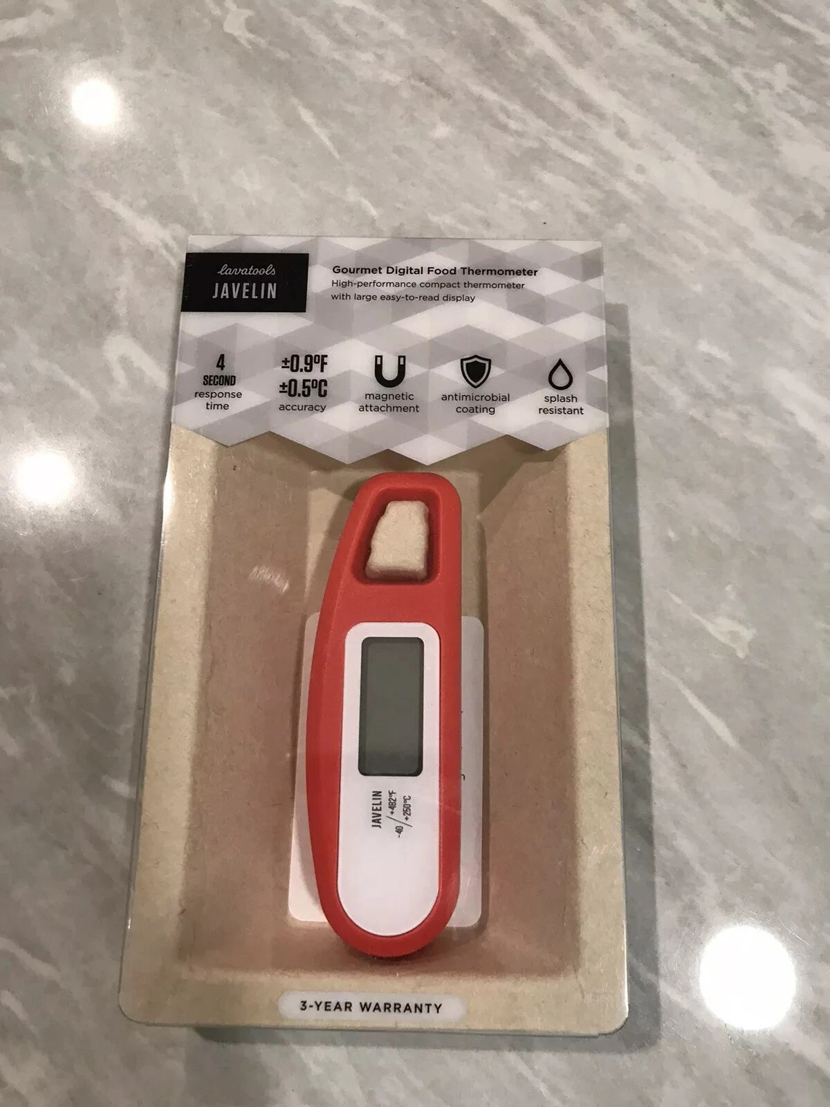 Lavatools Javelin Digital Instant Read Food and Meat Thermometer PT12 (Chipotle)
Opens in a new wind