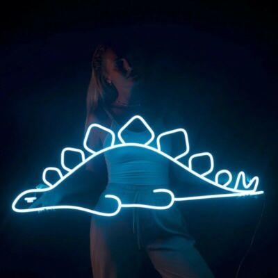 32''x16.2'' Dinosaur Flex LED Neon Sign Light Party Gift Show Room Décor Display