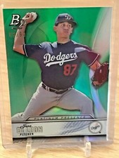 2016 Bowman Platinum Presence Green  Jose De Leon Los Angeles Dodgers Card 08/99