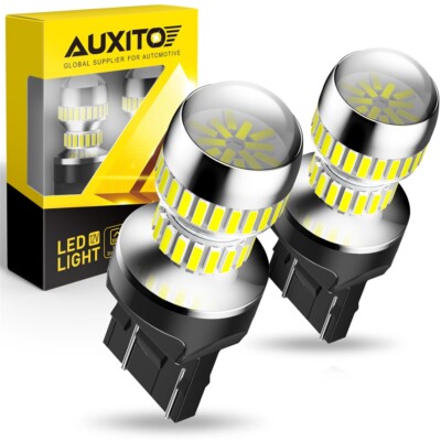 AUXITO 7443 7440 LED TURN SIGNAL LIGHT BULBS ANTI HYPER FLASH SUPER BRIGHT WHITE