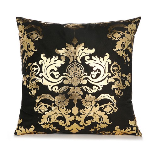 Elegant Gold - Foil Embellished Cushion Cover Home Classic Decorative Pillowcase - Picture 18 of 31