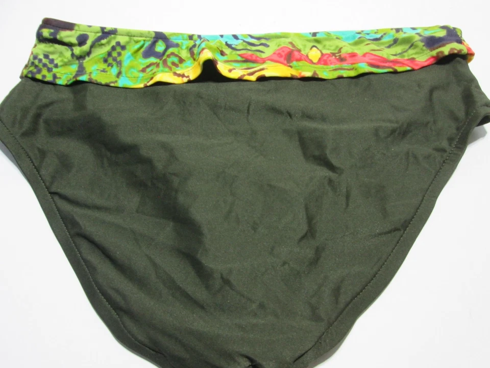 Catalina Womens Size S Bikini Bottom Khaki Hipster Stretch Beachwear Swimwear - Image 2 of 4