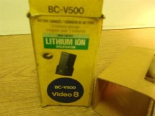 NEW Sony BC-V500 Video 8 Lithium Ion Battery Charger 2 Batteries FREE SHIPPING