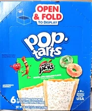 POP TARTS TOASTER FROSTED APPLE JACKS CINNAMON 6 CT, 20.3 OZ BOX ( 12 PASTRIES )