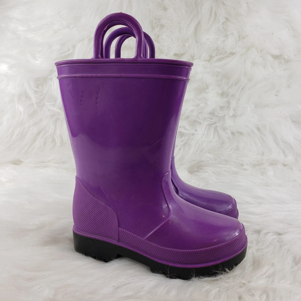 Botas de Lluvia JOE BOXER Púrpura Niñas Pequeñas Talla US 7 Foto 2 de 4