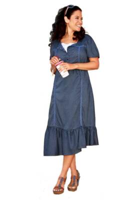 NEW summer dress by Your Life your Fashion, size 44 blue