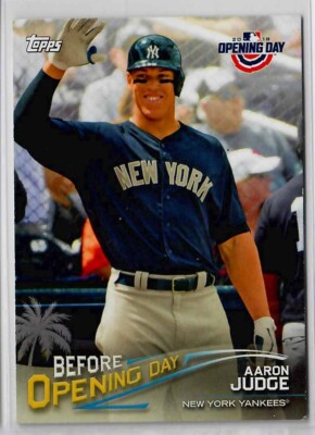 2018 Topps Opening Day Before Opening Day #BODAJ Aaron Judge ~ NY Yankees