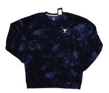 Under Armour Project Rock Disrupt Dye Crew Neck Pullover Sweatshirt Mens L