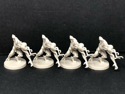 Zombicide Invader - Civilian Pledge Extras - 4 alternate Hunter Xenos