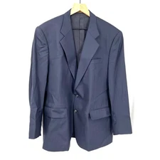 Mohan custom clothiers Marco Polo bella Italy navy blue sports coat suit jacket