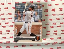 2021 TOPPS NOW® # 698 BRANDON BELT Launches 2 HRs Emotional San Francisco Giants