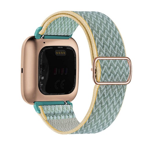 Für Fitbit Versa 4 3 2 / Fitbit Sense Sport Nylon gewebt elastisches Uhrenarmband Armband - Bild 34 von 94