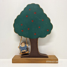 VTG Rustic Home Decor Wooden Tabletop Tree Wi...