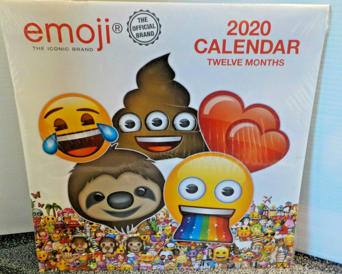 Emoji Twelve Month Calendar 2020 Iconic Brand Still In Original