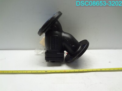 MUELLER STEAM 758 3 in. Cast Iron 125# 1/16'' Perforated Wye Strainer