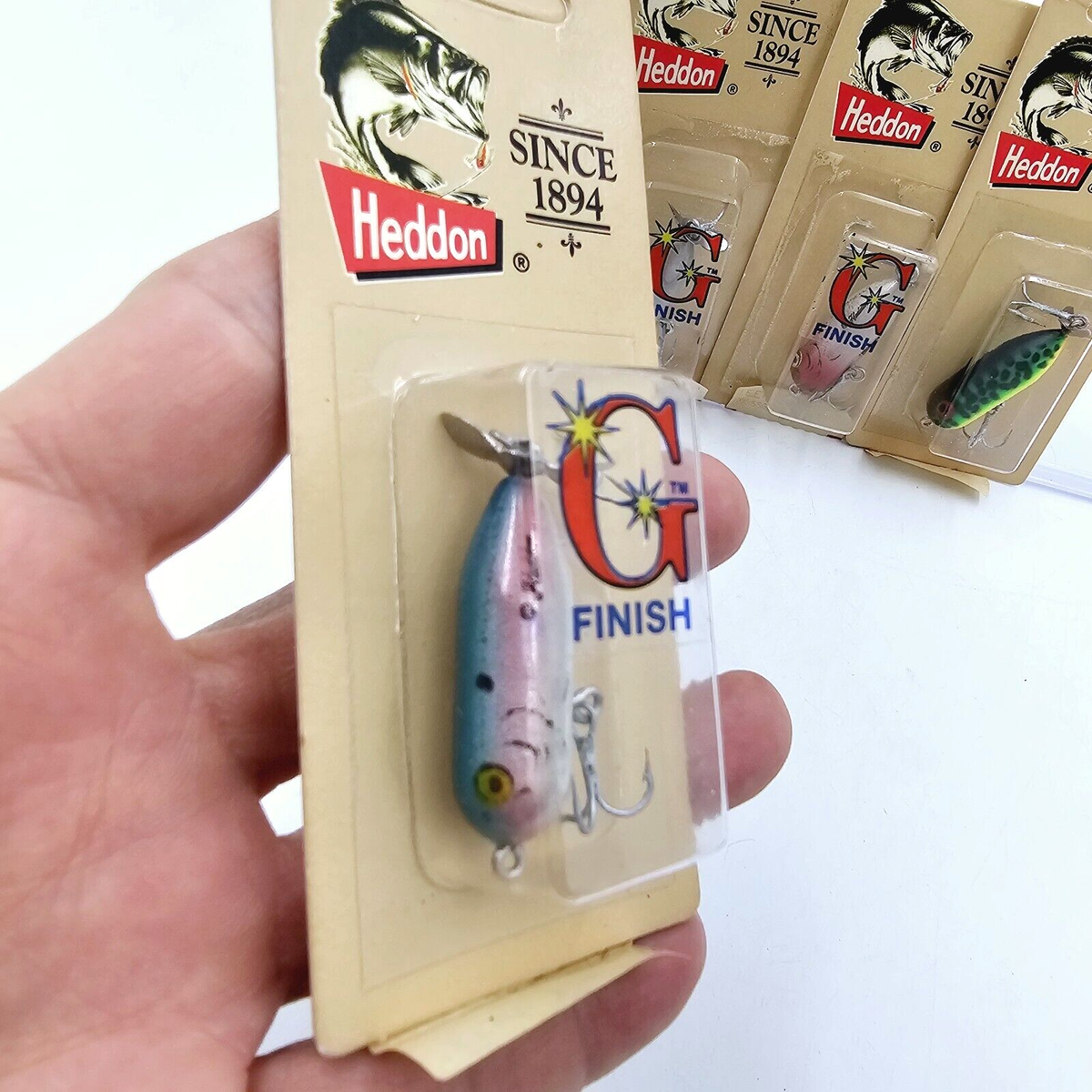 Vtg 1984 Heddon X0355 Teeny Torpedo 1/8 Oz Topwater 1 1/2
