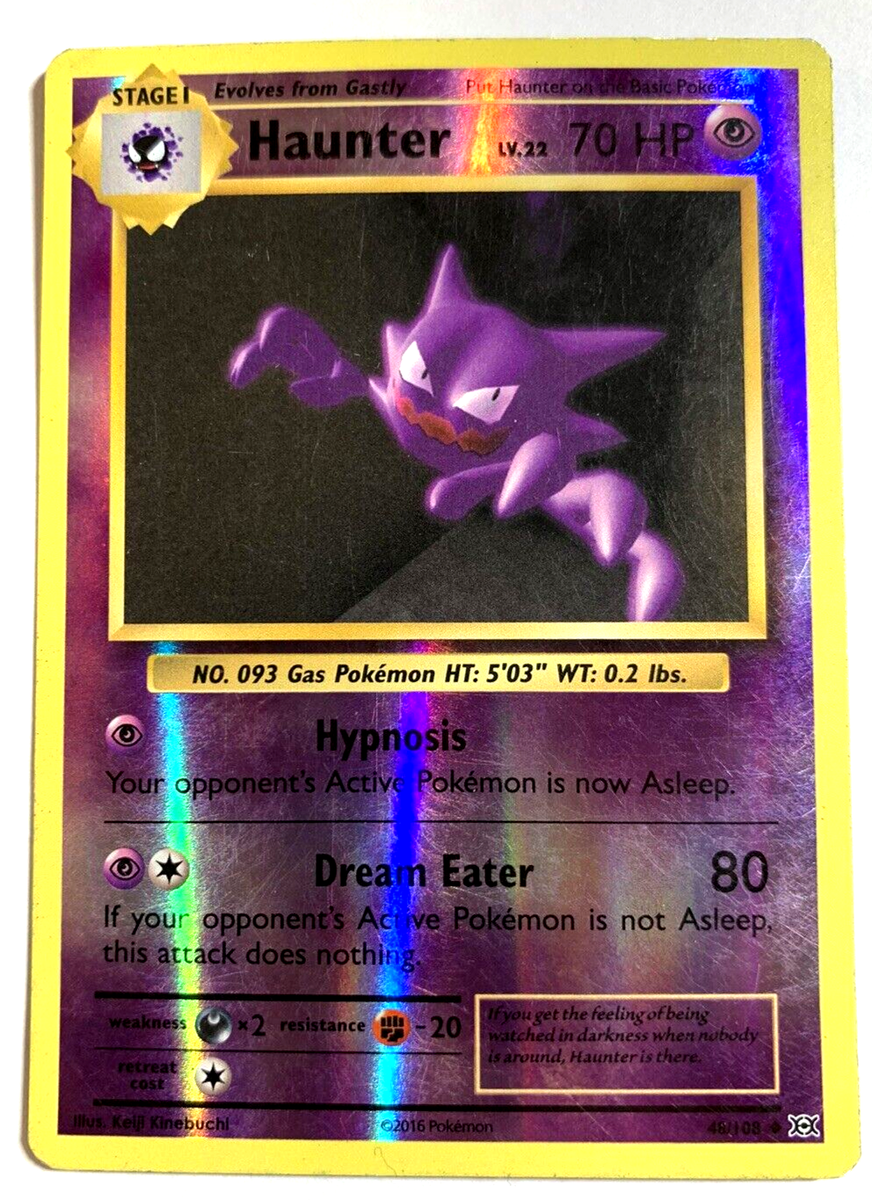 HAUNTER - 48/108 - Evolutions - Reverse Holo - Uncommon - Pokemon