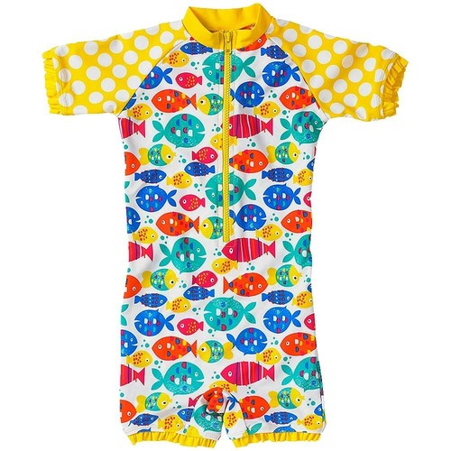 Boys Girls Kids Sunsafe Suits UV UPF50+ One Piece Swimwear Printed UK Seller - Picture 37 of 40