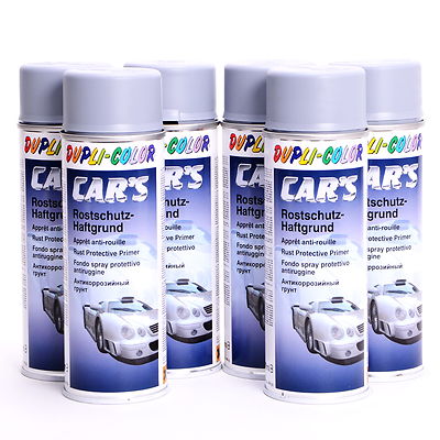Haftgrund Grundierung grau 6 x 400ml DUPLI-COLOR Cars Lackspray Sprühlack 385889