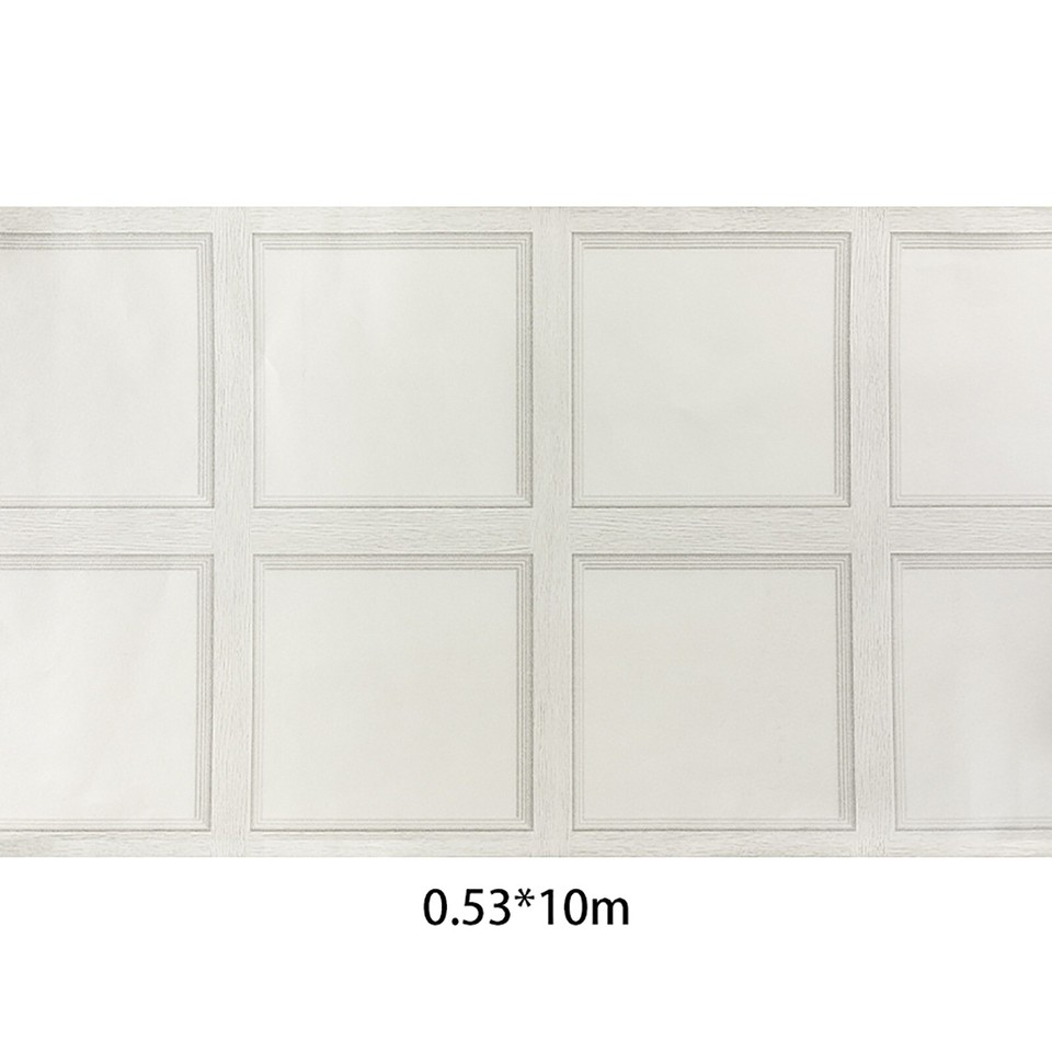 Modern Wood Panel 3D Effect Wooden Panelling Wallpaper Feature Plain