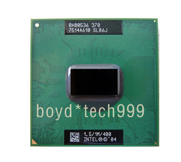 Intel Celeron M 370 CM370 CPU SLJ8R 1.5 GHz 1 MB Socket 479 400 MHz Processor - Image 2 of 4