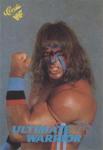 Ultimate Warrior Vintage Chalk Line Style Jacket WWF 1989 Small 