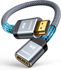 Highwings 8K HDMI Extender Cable, Utra High Speed HDMI 2.1 Adapter for 4K@30/60/