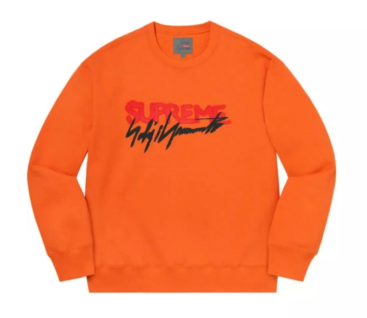 Supreme/Yohji Yamamoto Crewneck Orange Medium *Order Confirmed*