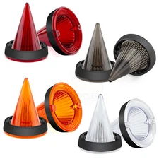 2X Turn Signal Light Lens Cover For Harley Road King Electra Glide FLH 1986-2016