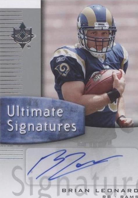 2007 Ultimate Collection Brian Leonard #US-BL - 1 of 2