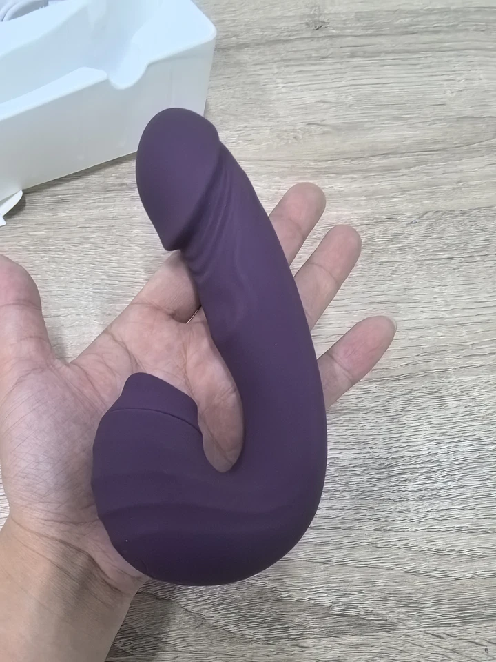Flattern Dildo Vibrator Rabbit Klitoris G-Punkt Massage Sexspielzeug für Frauen - Bild 2 von 4
